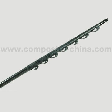 Postes de limpieza telescópicos de fibra de carbono