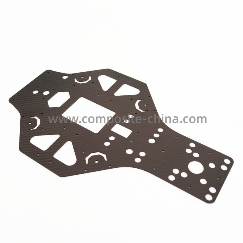 Hojas de fibra de carbono mecanizadas